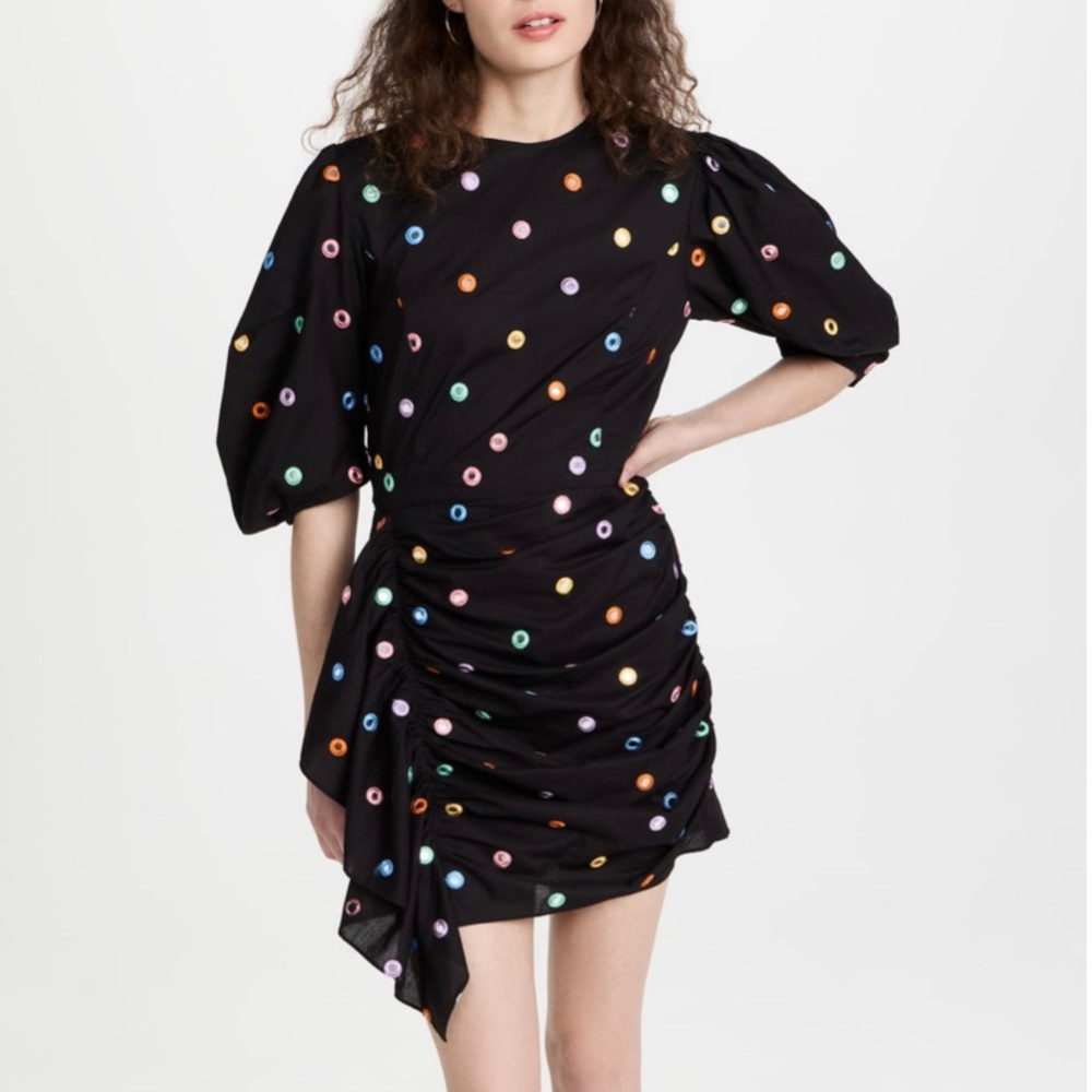 NWT Rhode Pia dress black mirrors Mult. sizes
